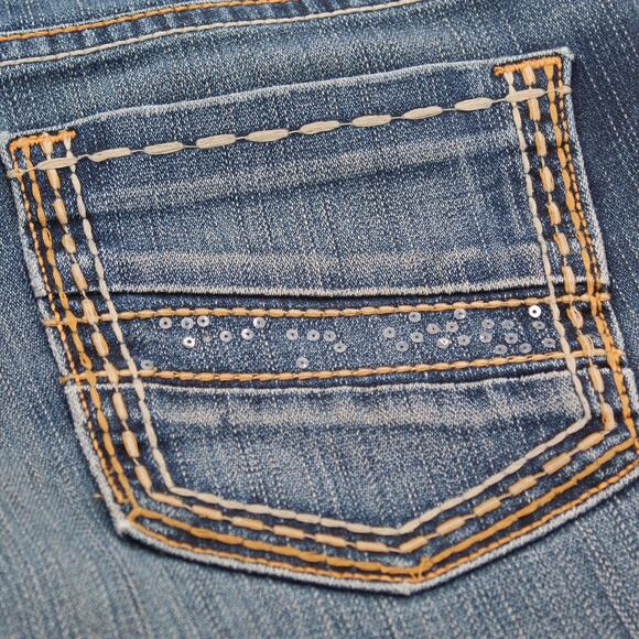 BKE Payton Y2K Denim Shorts Womens Size 29 Jean Stretch Summer Casual - Picture 4 of 8